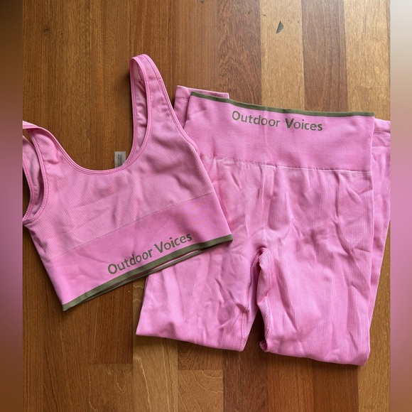 Outdoor Voices Other - Outdoor Voices Ribbed Set